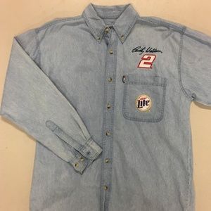 Vintage Nascar Rusty Wallace Denim 